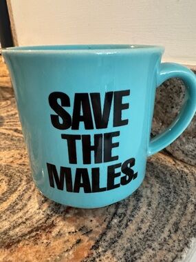 Save The Males mug circa 1980
